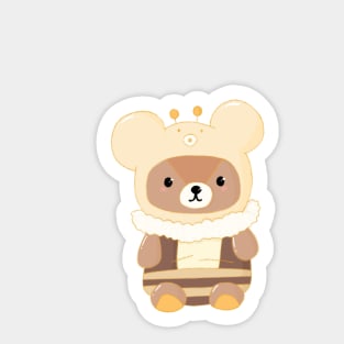 Honey Bee Bear Sticker